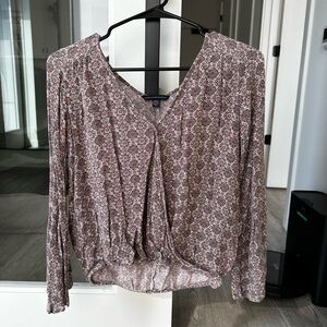 American Eagle Bell Sleeve Shirt